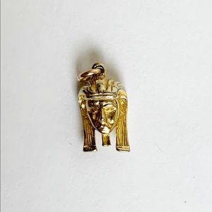 King Tut Egyptian Gold Plated Charm